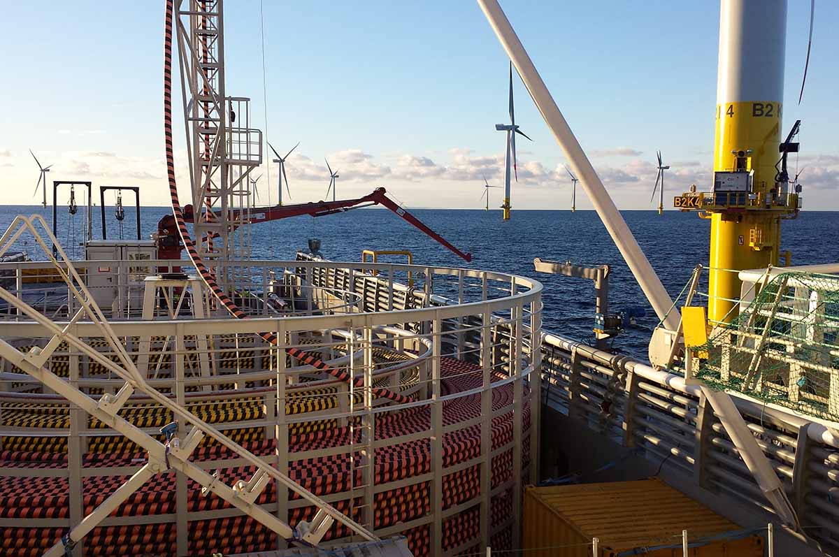 New construction of submarine cable Germany & UK
